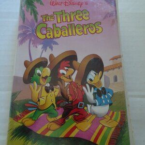 The Three Caballeros A Walt Disney Film - VHS Tape - Clamshell Case - 1982